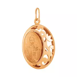 Подвеска из красного золота 104006