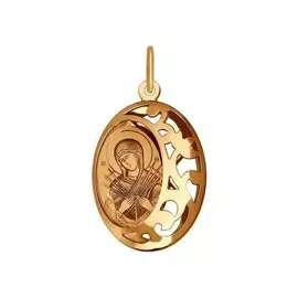 Подвеска из красного золота 104010