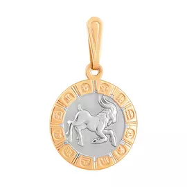Подвеска "Козерог" из красного золота 152302100