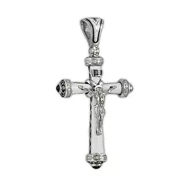 Подвеска из золота с бриллиантом и эмалью 03-е2