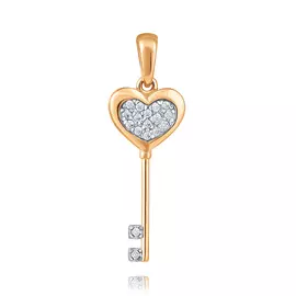 Подвес из красного золота 31-2105-11-01