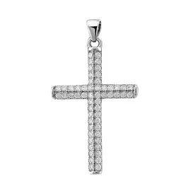 Подвес из серебра с фианитами A4335