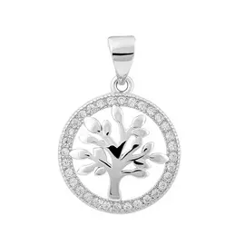 Подвес из серебра с фианитами A4551