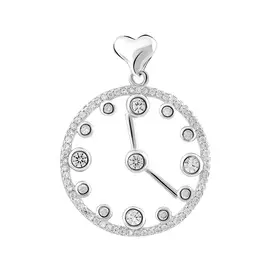 Подвес из серебра с фианитами A4573