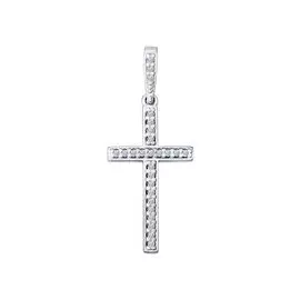 Подвеска из серебра с фианитами 94031460