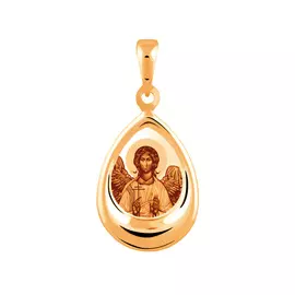 Подвеска Ангел-Хранитель из красного золота 35-0469-11-65