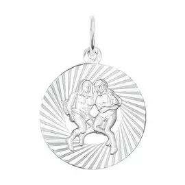 Подвеска "Близнецы" из серебра 94030884