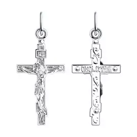 Подвеска из белого золота 121234