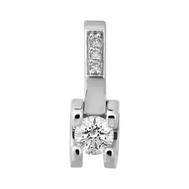 Подвеска из белого золота с бриллиантами 31-9025-12-02