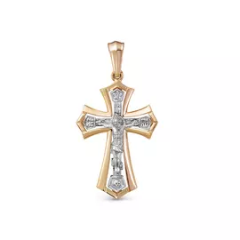 Подвеска из красно-белого золота с бриллиантом 8049-151-00-00