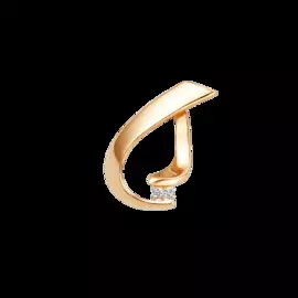 Подвеска из красного золота 006403-1102