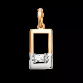 Подвеска из красного золота 011243-1102