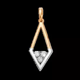 Подвеска из красного золота 011253-1102