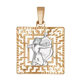 Подвеска из красного золота 032228