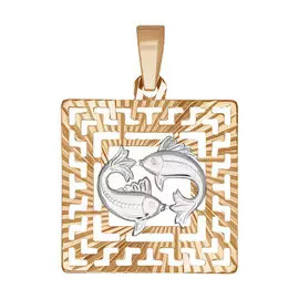 Подвеска из красного золота 032231