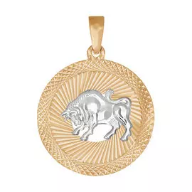 Подвеска из красного золота 032326