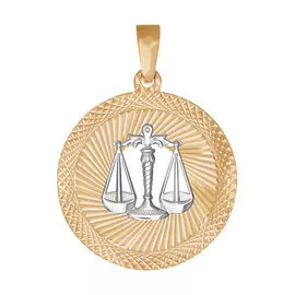 Подвеска из красного золота 032331