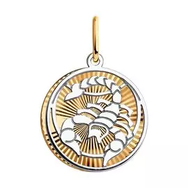 Подвеска из красного золота 035706