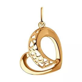 Подвеска из красного золота 035996