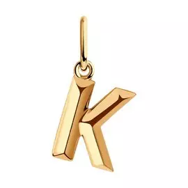 Подвеска из красного золота 036069