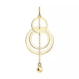 Подвеска из красного золота 036117