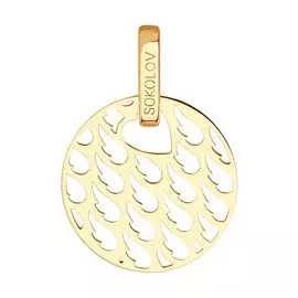 Подвеска из красного золота 036132