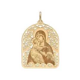 Подвеска из красного золота 103649