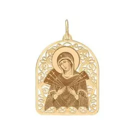 Подвеска из красного золота 103651