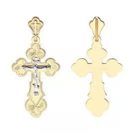 Подвеска из красного золота 121003