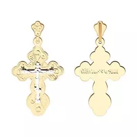 Подвеска из красного золота 121089