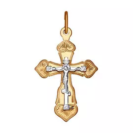 Подвеска из красного золота 121223