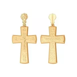 Подвеска из красного золота 121307