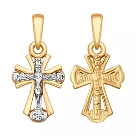 Подвеска из красного золота 121410