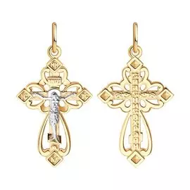 Подвеска из красного золота 121432