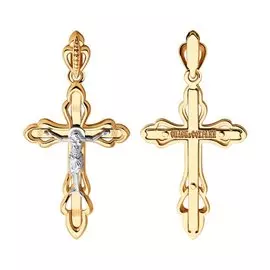 Подвеска из красного золота 121468