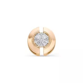 Подвеска из красного золота с бриллиантами 3657-100