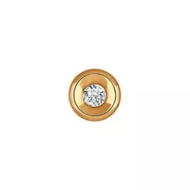 Подвеска из красного золота с бриллиантом 1030061 №16 50