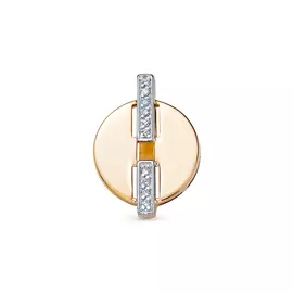 Подвеска из красного золота с бриллиантом 31299-151-01-00