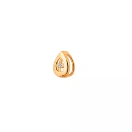 Подвеска из красного золота с бриллиантом 31-9474-11-02