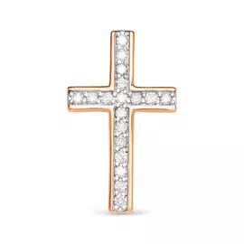 Подвеска из красного золота с бриллиантом 3537-151-00-00