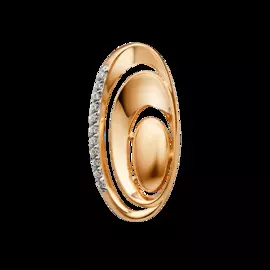 Подвеска из красного золота с фианитами 006753-1102