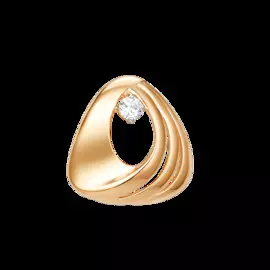 Подвеска из красного золота с фианитами 012143-1102