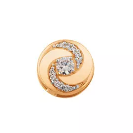 Подвеска из красного золота с фианитами 31-1034-11-01