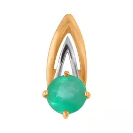 Подвеска из красного золота с изумрудом 3030120 №16 72