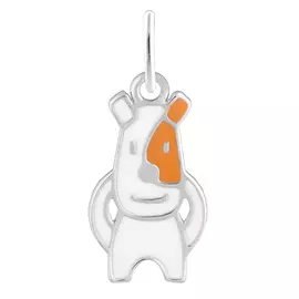 Подвеска из серебра с эмалью 30-0777-23-81