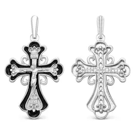 Подвеска из серебра с эмалью п-076э