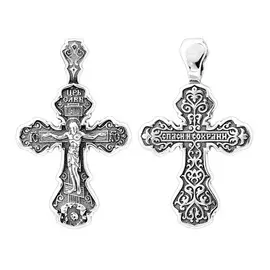 Подвеска из серебра с чернением и родированием 30-1188-24-00