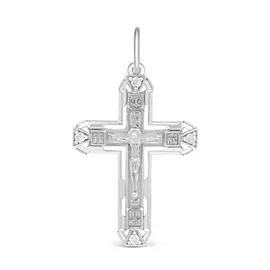 Подвеска из серебра с фианитом Кр-826 р