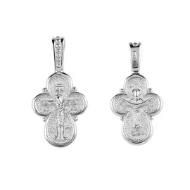 Подвеска из серебра с родированием 30-0812-23-00