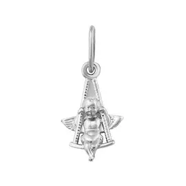 Подвеска из серебра с родированием 30-0851-23-00